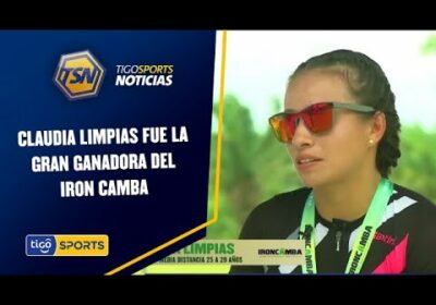 Claudia Limpias fue la gran ganadora del Iron Camba.