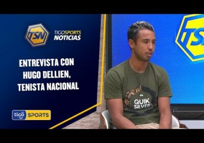 Entrevista con Hugo Dellien, tenista nacional.