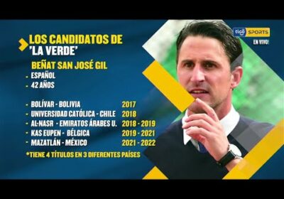 Datos sobre los candidatos para ser entrenador de la ‘Verde’.