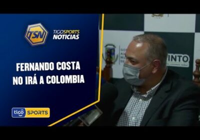 Fernando Costa no irá a Colombia. Desea una despedida con buenos resultados.