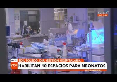 Habilitan 10 espacios mas para neonatos