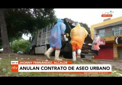 Anulan contrato de aseo urbano