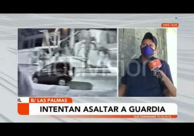 Intentan asaltar a guardia de seguridad en el barrio Las Palmas