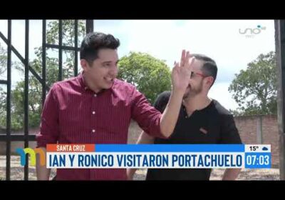 Ian y Ronico visitaron Portachuelo a conocer más de su tradicional salchicha portachueleña