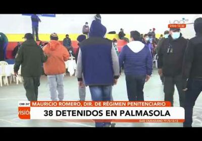 38 detenidos en aeródromo ‘La Cruceña’a Palmasola