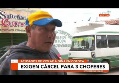 Exigen cárcel para 3 choferes de micro acusados de violación