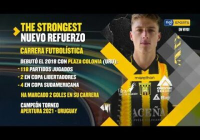 Yvo Calleros nuevo ‘Felino’ para la Libertadores. El uruguayo de 24 años, viene de Plaza Colonia.