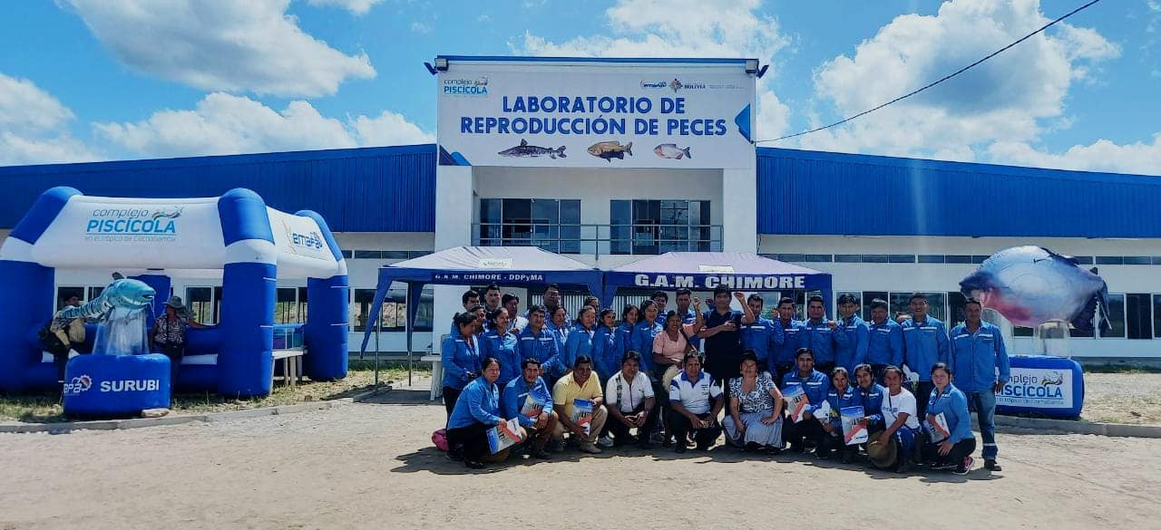 Emapa entrega laboratorio de reproducción de peces en Chimoré