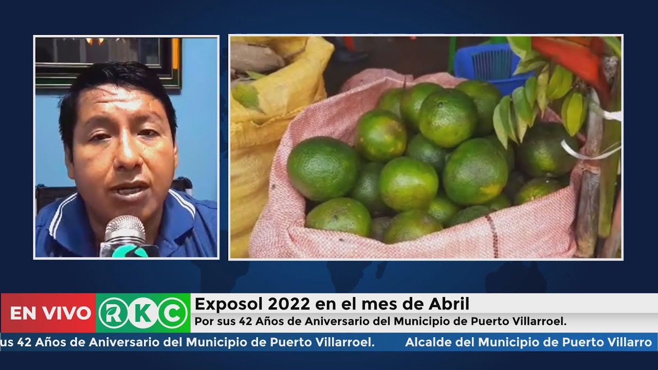 FERIA DE EXPOSOL 2022 EN EL MES DE ABRIL POR SUS 42 AÑOS DEL MUNICIPIO DE PUERTO VILLARROEL
