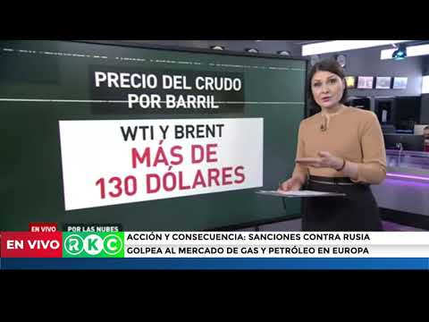 SANCIONES CONTRA RUSIA GOLPEA AL MERCADO DE GAS Y PETRÓLEO EN EUROPA