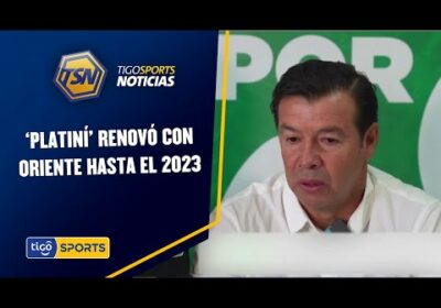 ‘Platiní’ renovó con Oriente hasta el 2023. Hoy lo comunicaron mediante sus redes sociales.