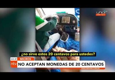 Micreros no aceptan monedas de 20 centavos