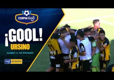 #CopaTigo🏆⚽ Ursino de cabeza anota el gol de la remontada tras un centro de Jaime Arrascaita.