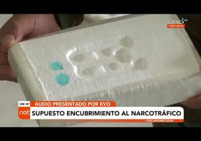 Evo denuncia supuesto encubrimiento a Narcotráfico