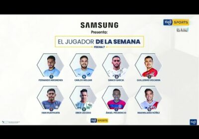 La mesa de Laboratorio fútbol elige al jugador Samsung de la semana.