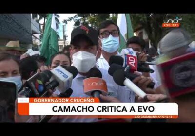 «El tacho hablando a la olla», Camacho critica a Evo