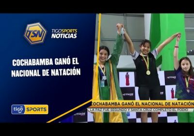 Cochabamba ganó el nacional de natación. La Paz fue segundo y Santa Cruz completó el podio.