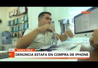 Usuaria denuncia estafa en compra de iPhone