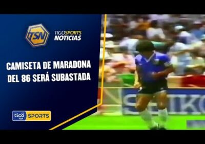 Camiseta de Maradona del 86 será subastada. Esperan recaudar más de $5 MM.