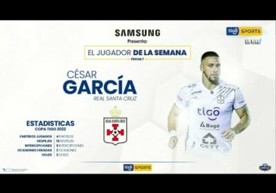 César García es el Jugador Samsung de la semana de la Fecha 7.