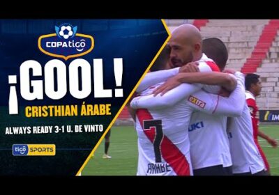 ¡Gol de Always Ready! Cristhian Árabe pone el tercer gol, tras una ejecución desde el punto penal