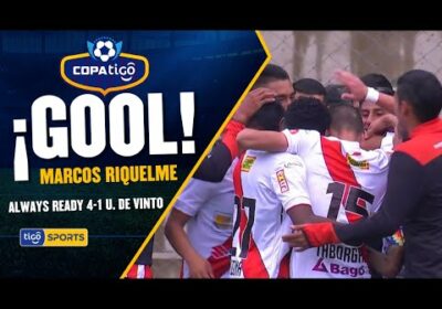 ¡Gol de Always Ready! Marcos Riquelme anota el cuarto gol para el local, para sellar el triunfo