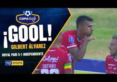 ¡Gol de Royal Pari! Gilbert Álvarez marca desde el punto penal el quinto gol para el equipo local