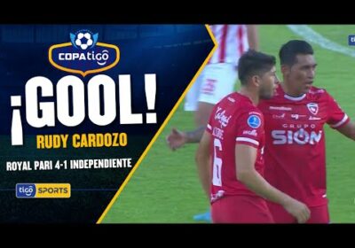 ¡Gol de Royal Pari! Rudy Cardozo diagonal y zurdazo para anotar el cuarto gol de Royal Pari