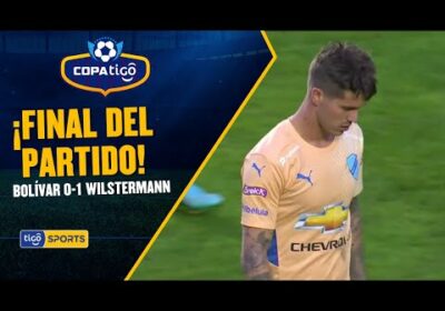 ¡Final del partido! Wilstermann derrotó a Bolívar en el Hernando Siles con gol de Andrés Chávez.