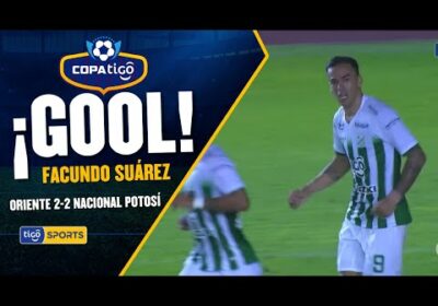 ¡Gol de Oriente Petrolero! Cabezazo de Facundo Suárez para igual el cotejo.