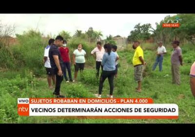 Vecinos del Plan 4000 se organizan para determinar acciones de seguridad