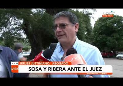 Sosa y Ribera ante el juez