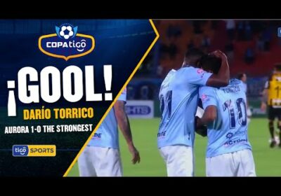 ¡Gol de Aurora! Darío Torrico abre el marcador a favor del ‘Equipo del Pueblo’.