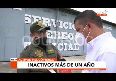 Activan helicópteros para combatir inseguridad