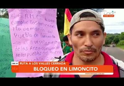 Bloqueo en Limoncito