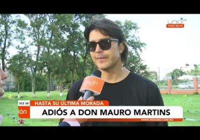 El último adiós a Mauro Martins