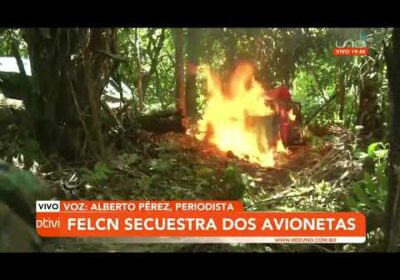 FELCN secuestra dos avionetas