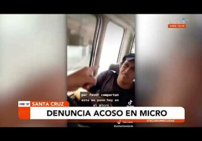 Denuncia acoso en un micro