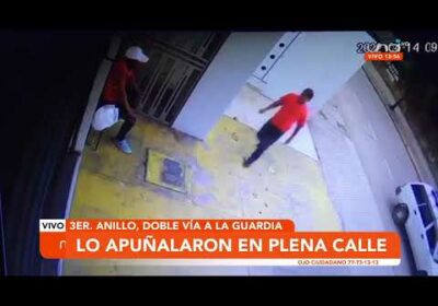 Apuñalan a joven a plena luz del día