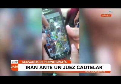 Acusados de pornografía irán ante un juez cautelar