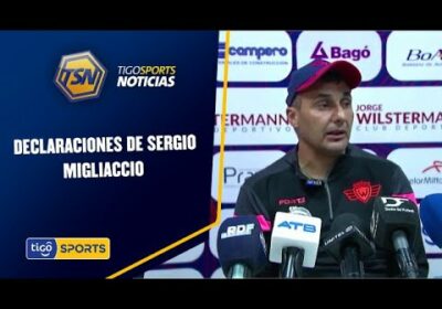 Estas fueron las declaraciones de Sergio Migliaccio con respecto a la situación de Wilstermann.