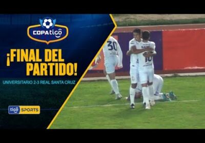 #CopaTigo🏆 ⚽ Triunfazo de Real Santa Cruz en condición de visitante.