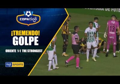 #CopaTigo🏆 💥 ¡Tremendo! Duro golpe de cabezas entre Gabriel Esparza y Raimundo García.