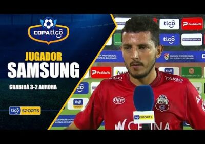 #CopaTigo🏆 Estas fueron las palabras del Jugador Samsung. #TigoSportsBolivia⚽