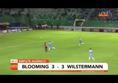 Agónico empate entre Blooming y Wilstermann