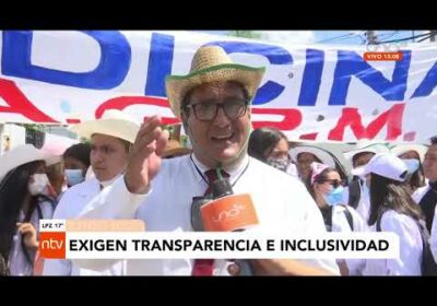 Marcha por transparencia y exclusividad en el CENSO 2022