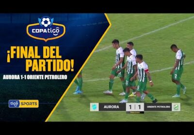 #CopaTigo🏆 ¡Final del partido! Oriente Petrolero lo ganaba pero no pudo sostener el marcador.