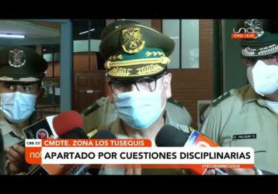 La policía cambio al comandante del DP8