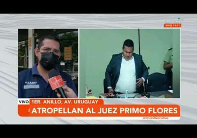 Atropellan al juez Primo Flores