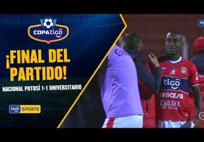 ¡Final del partido! Nacional Potosí y Universitario igualaron en el estadio Víctor Agustín Ugarte.